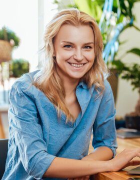 comfortable-office-and-woman-indoors-it-with-a-lap-2021-09-02-20-01-17-utc
