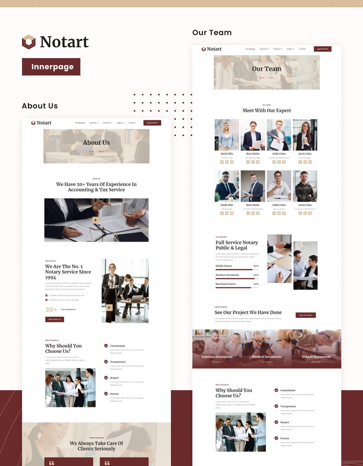 Notart | Notary Public & Legal Services Elementor Template Kit - 2