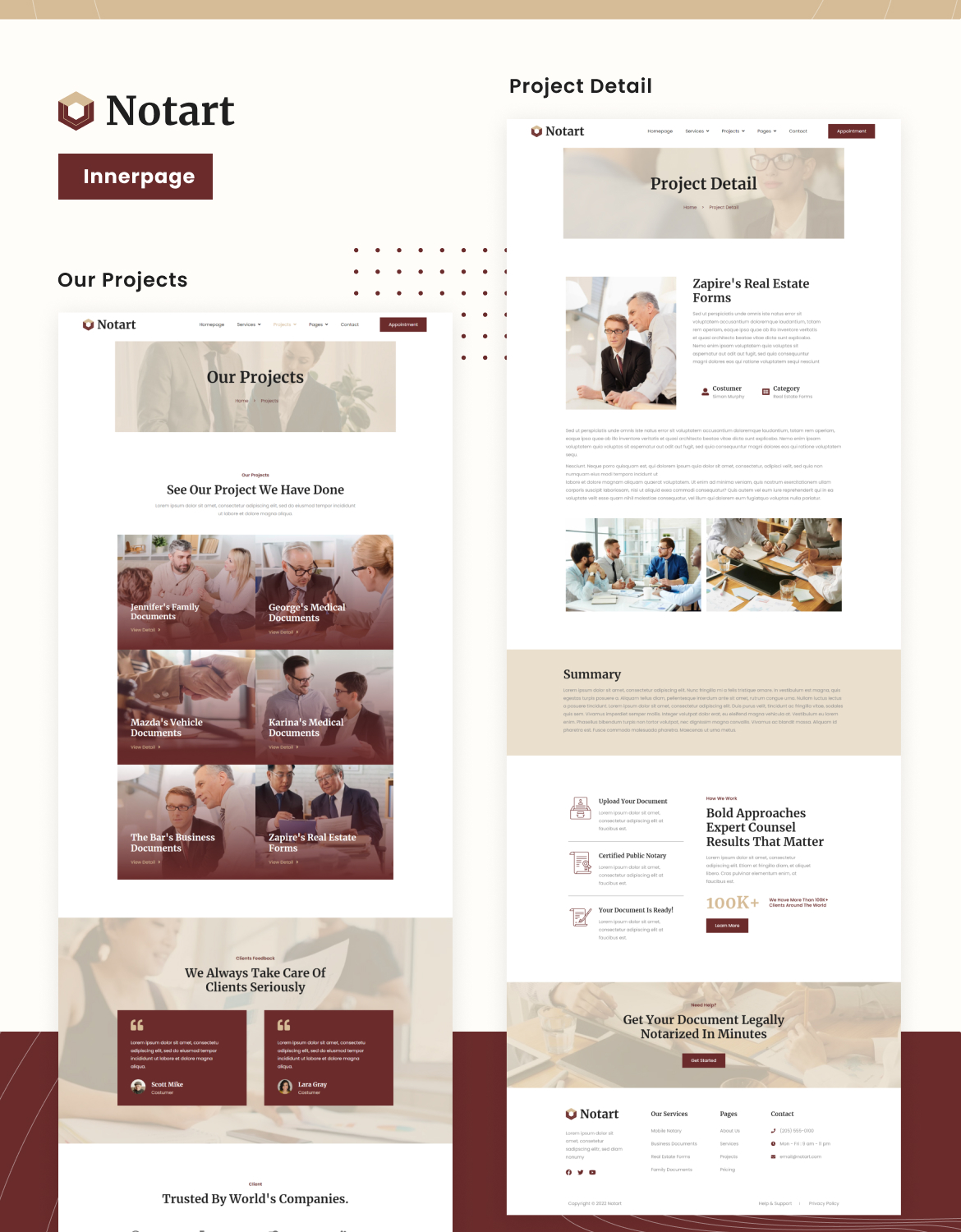 Notart | Notary Public & Legal Services Elementor Template Kit - 4