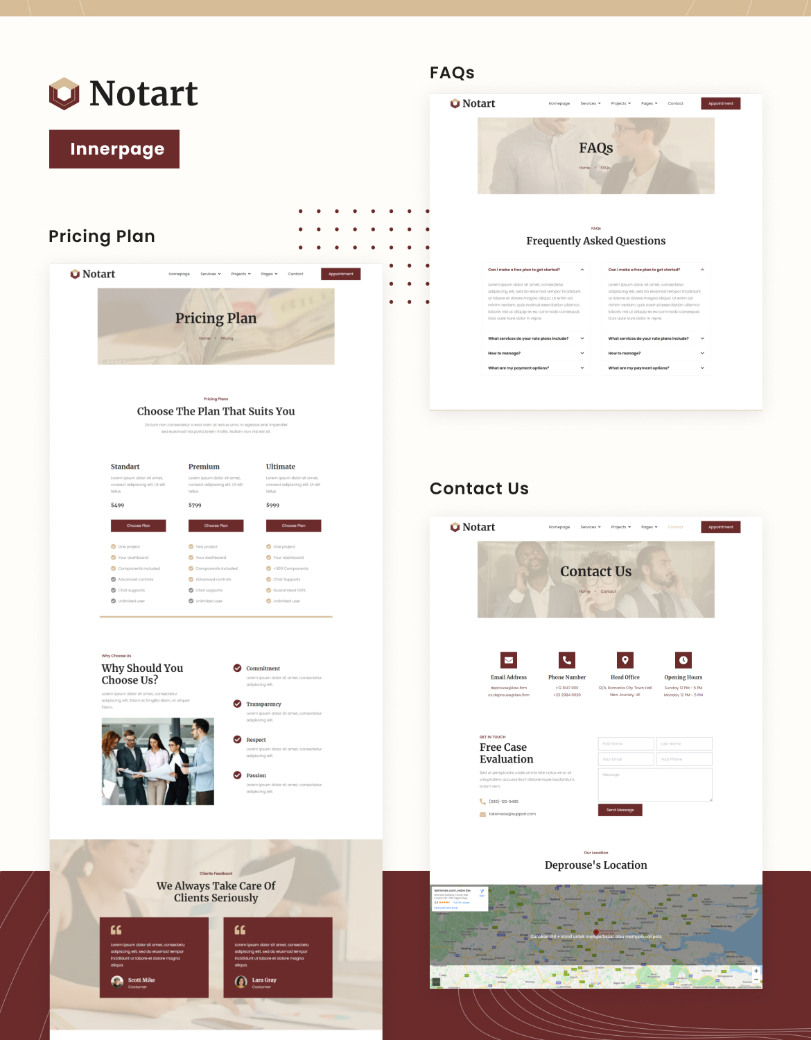 Notart | Notary Public & Legal Services Elementor Template Kit - 5